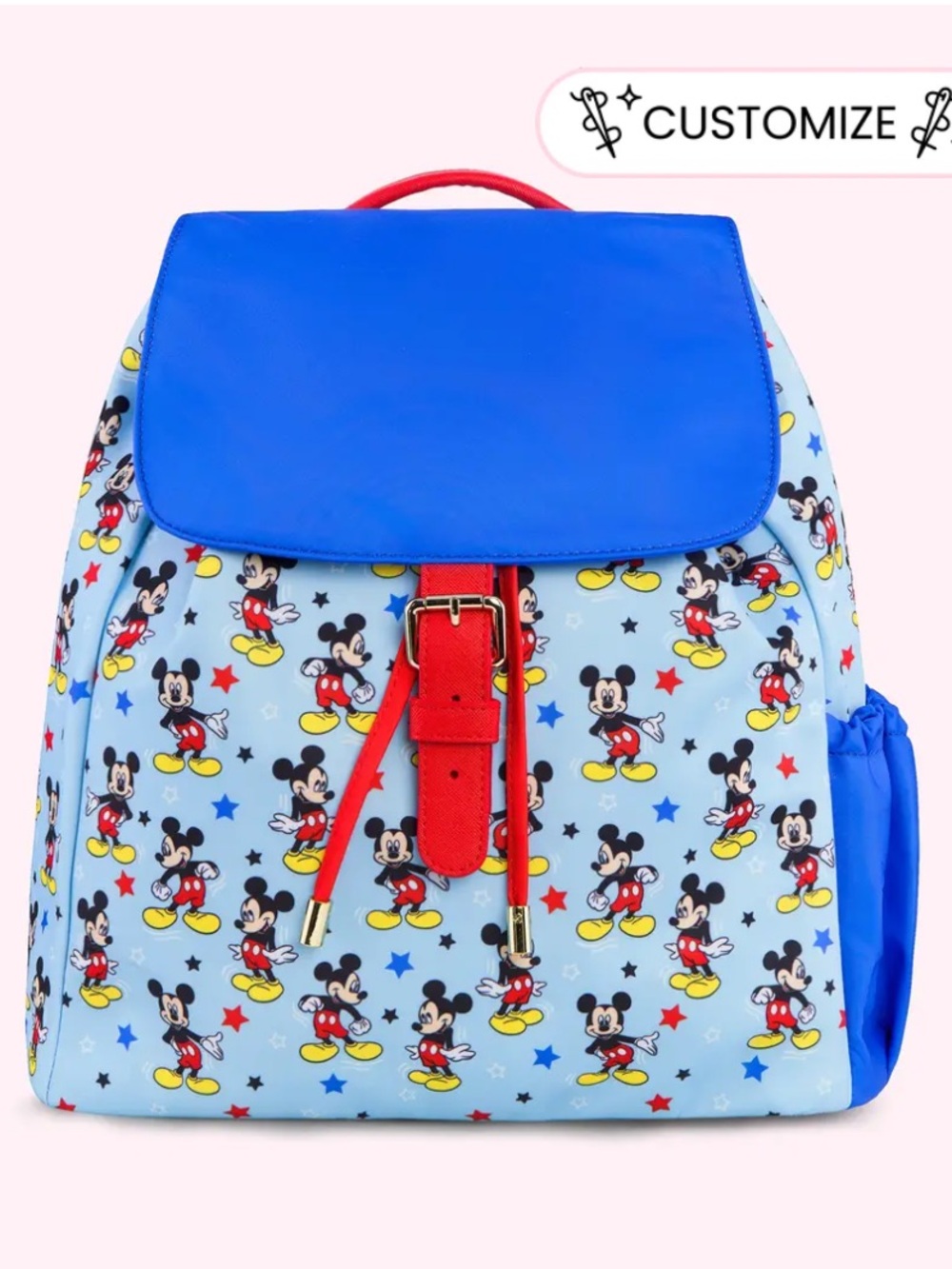 Stoney Clover Lane x Disney - Mickey Print Flap Backpack